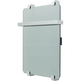 Полотенцесушитель электрический Allen Brau Infinity П1 290x600 мм (с рейлингом) 288916, серебро - фото 