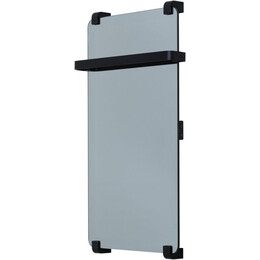 Полотенцесушитель электрический Allen Brau Infinity П1 290x800 мм (с рейлингом) 305018, чёрный - фото 