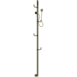 Полотенцесушитель электрический Allen Brau Liberty 182x1659 мм 7.33001-GB, золото матовое - фото 