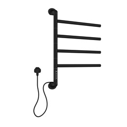 Полотенцесушитель электрический Allen Brau Liberty П4 489x683 мм 7.33000-31, чёрный - фото 