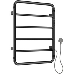 Полотенцесушитель электрический Allen Brau Priority П6 450x640 мм 7.31000-GM, оружейная сталь - фото 