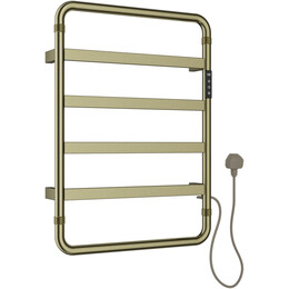 Полотенцесушитель электрический Allen Brau Priority П6 450x658 мм 7.31001-GB, золото матовое - фото 