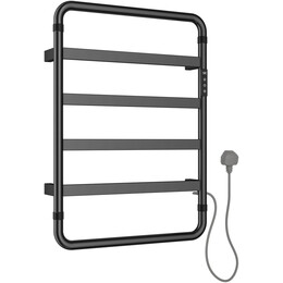 Полотенцесушитель электрический Allen Brau Priority П6 450x658 мм 7.31001-GM, оружейная сталь - фото 