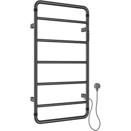 Полотенцесушитель электрический Allen Brau Priority П7 450x904 мм 7.31002-GM, оружейная сталь - фото 