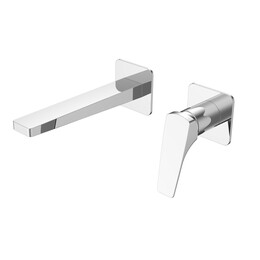 Смеситель для раковины настенный Vincea Puro VBFW-5P01CH (со скрытой частью) - фото 