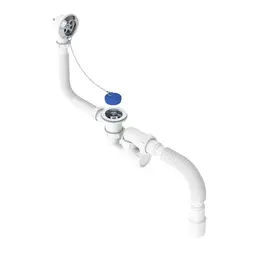 Сифон для ванны Niagara V255-TL 50 мм, металл - фото 