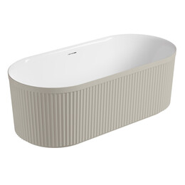 Ванна отдельностоящая Vincea 170x80 см VBT-709-1700MG, матовый бежевый/белый - фото 