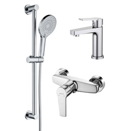 Набор смесителей 3 в 1 для душа Aquatek Лугано AQ1731CR - фото 