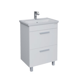 Тумба напольная с раковиной Grossman Нео 60 см 106028, белый - фото 