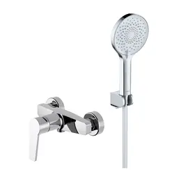 Смеситель для душа Aquatek Лугано AQ1734CR с душевым гарнитуром - фото 
