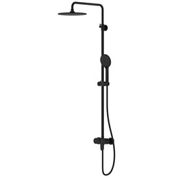 Душевая стойка Aquatek Ника AQ2860MB, чёрный матовый - фото 