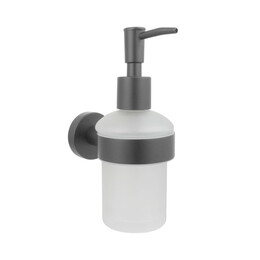 Дозатор для жидкого мыла Aquatek Вега AQ4005BGM, цвет оружейная сталь - фото 