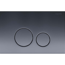 Кнопка смыва Aquatek KDI-0000039, оружейная сталь матовая - фото 