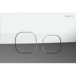 Кнопка смыва Aquatek KDI-0000057, хром глянцевый - фото 