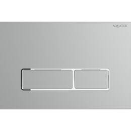 Кнопка смыва Aquatek KDI-0000063, хром матовый - фото 