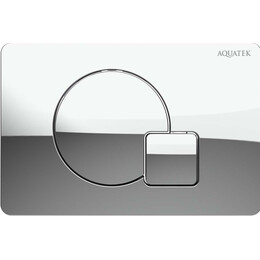 Кнопка смыва Aquatek KDI-0000067, хром глянцевый - фото 