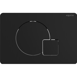 Кнопка смыва Aquatek KDI-0000069, чёрный матовый - фото 