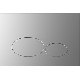 Кнопка смыва Aquatek KDI-0000073, хром матовый - фото 