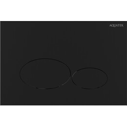 Кнопка смыва Aquatek KDI-0000074, чёрный матовый - фото 