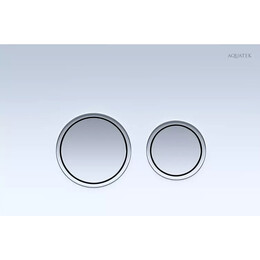 Кнопка смыва Aquatek KDI-0000028, белый (закалённое стекло) - фото 