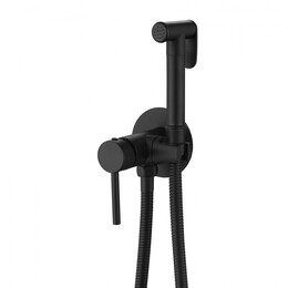 Набор для гигиенического душа Abber Wasser Kreis AF8125B, чёрный матовый - фото 