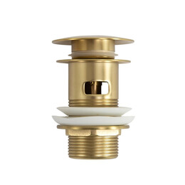 Донный клапан Cezares CZR-SAT-BORO, брашированное золото - фото 