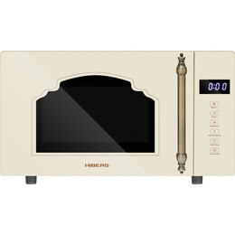 Отдельностоящая микроволновая печь Hiberg i-VM 4088 YR (бежевое стекло) - фото 