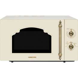 Отдельностоящая микроволновая печь Hiberg i-VM 4288 YR (бежевое стекло) - фото 