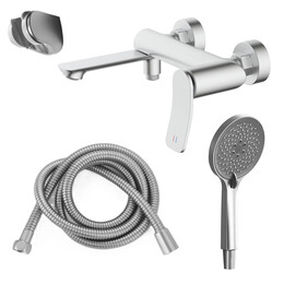 Смеситель для ванны Azario Escaro AZ-K3074BN, сатин - фото 