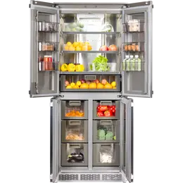 Встраиваемый двухкамерный холодильник Hiberg i-RFQB 550 NFG - фото 