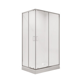 Душевое ограждение Niagara Nova 100x80 см 66810811, хром/прозрачное - фото 