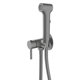 Гигиенический душ Azario Nyons AZ-KFX02GR (со скрытой частью) графит - фото 