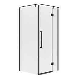 Душевое ограждение Niagara Nova 90x90 см NG-6831-34BLACK, чёрный/прозрачное - фото 