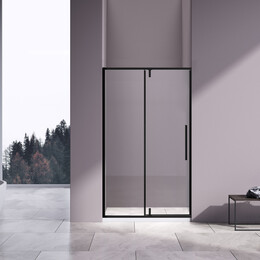 Душевая дверь Vincea Slim-N 120 см VDP-4SN120CLB, чёрный/прозрачное - фото 