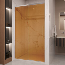 Душевая дверь Vincea Stella 120 см VDS-1ST120GS (стекло 8 м) хром/янтарь - фото 