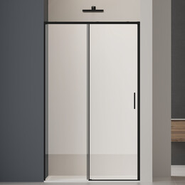 Душевая дверь Vincea Soft 2 110 см VDS-3SO2110CLB, чёрный/прозрачное - фото 