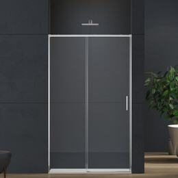 Душевая дверь Vincea Soft 2 130 см VDS-3SO2130CL, хром/прозрачное - фото 