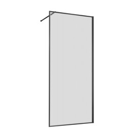 Душевая перегородка Vincea Walk-In 120 см VSW-1HP120FLGM (стекло 8 мм) вороненая сталь/рифленое - фото 