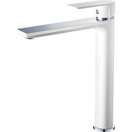 Смеситель для раковины высокий Haiba HB11505-8, белый/хром - фото 