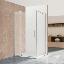 Душевое ограждение Vincea Extra 110-120x100 см VSR-1E111210CL (стекло 8 мм) хром/прозрачное - фото 