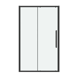 Душевая дверь Grossman  Cosmo 120 см 100.K33.02.120.21.00, чёрный/прозрачное - фото 