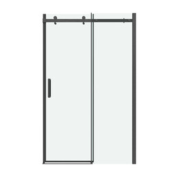 Душевая дверь Grossman  Classic 110 см 100.K33.04.110.42.00 (стекло 8 мм) оружейная сталь/прозрачное - фото 