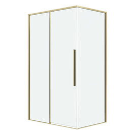 Душевое ограждение Grossman Galaxy 100х100 см 120.K33.01.1010.32.00, золото/прозрачное - фото 