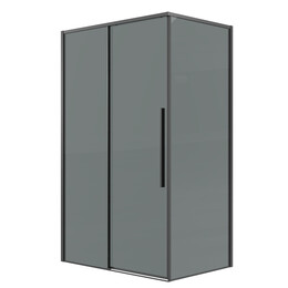 Душевое ограждение Grossman Galaxy 110х100 см 120.K33.01.1110.42.10, оружейная сталь/тонированное - фото 