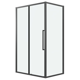 Душевое ограждение Grossman Cosmo 120х100 см 120.K33.02.1210.21.00, чёрный/прозрачное - фото 