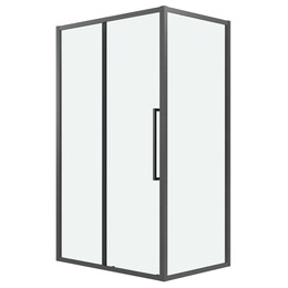 Душевое ограждение Grossman Cosmo 140х80 см 120.K33.02.1480.42.00, оружейная сталь/прозрачное - фото 