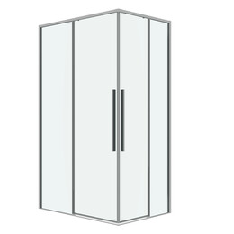 Душевое ограждение Grossman Galaxy 120х70 см 300.K33.01.1270.10.00, хром/прозрачное - фото 