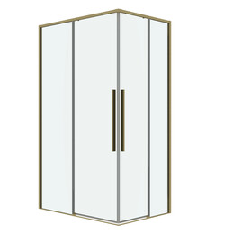 Душевое ограждение Grossman Galaxy 90х70 см 300.K33.01.9070.32.00, золото/прозрачное - фото 