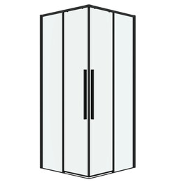 Душевое ограждение Grossman Galaxy 90х90 см 300.K33.01.9090.21.00, чёрный/прозрачное - фото 
