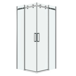 Душевое ограждение Grossman Classic 90х90 см 300.K33.04.9090.10.00 (стекло 8 мм) хром/прозрачное - фото 